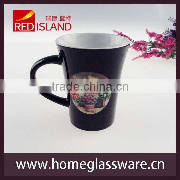 glass works supply wide mouth coffee mug ceramic coffee mug porcelain coffee mugs