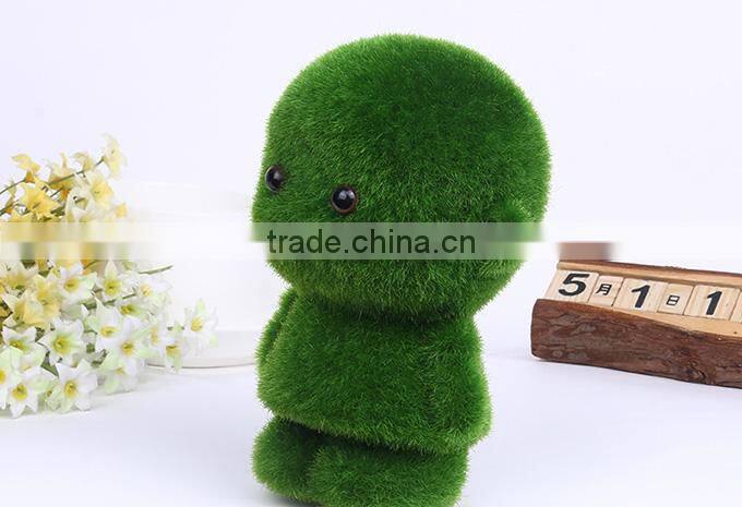 Artificial flocking bubble doll bouquet decor accessories