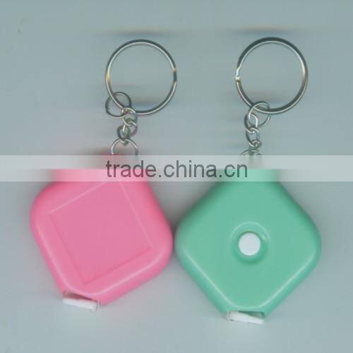Keychain measuring tape