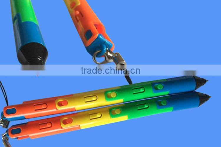 2015 new design promotional gift /plastic/fold ballpoint
