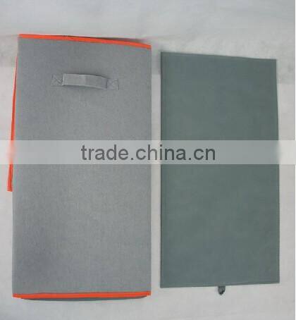 Felt & non-woven Collapsible Double Laundry Basket