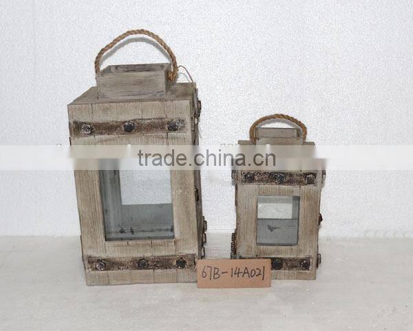 Small Distressed Wooden Cabinet