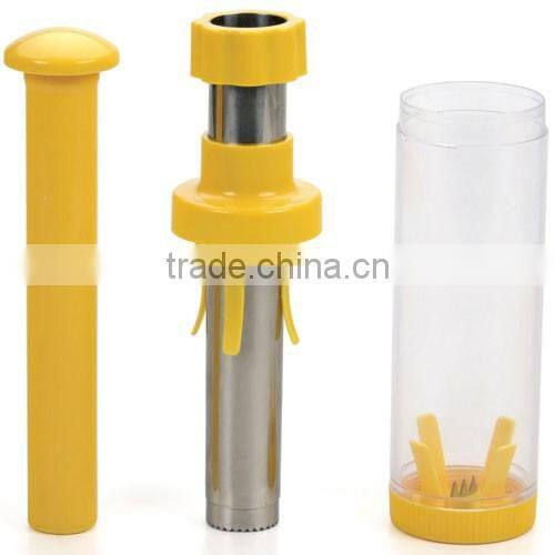 Factory Wholesale Deluxe No Mess Stainless Steel Corn Corer