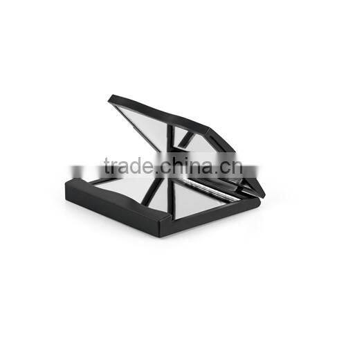 Hot selling double side square compact mirror with magnifier