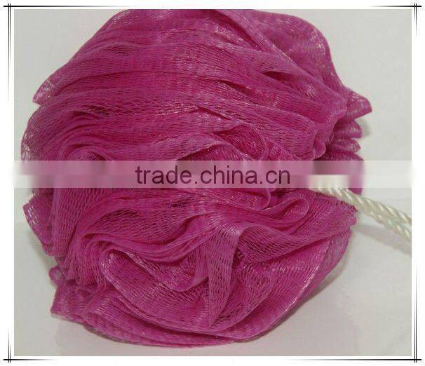PE Mesh Pumpkin Ball Bath Sponge Plastic Netting