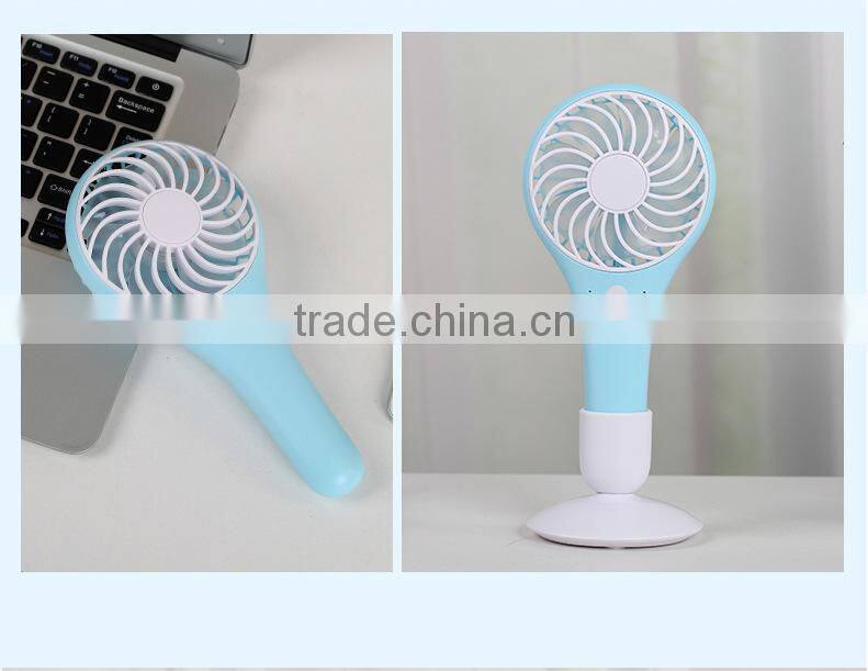 Creative USB Charge Handheld Air Fan, Mini Desktop Water Drop Fan For Student