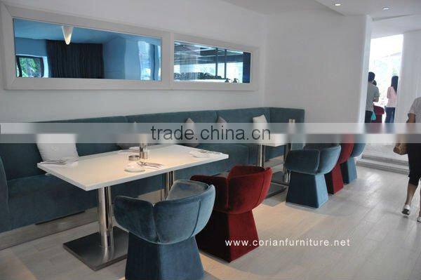 Corianfurniture acrylic restaurant/cafe/bar dinning table