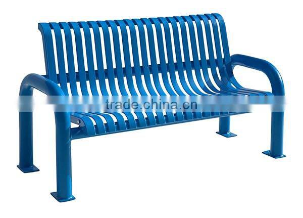 Arlau Thermoplastic Garden Bench, thermoplastic powder coating park benches