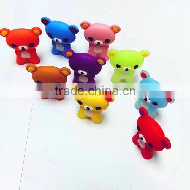 Newly cartoon Teddy silicone chopsticks holder