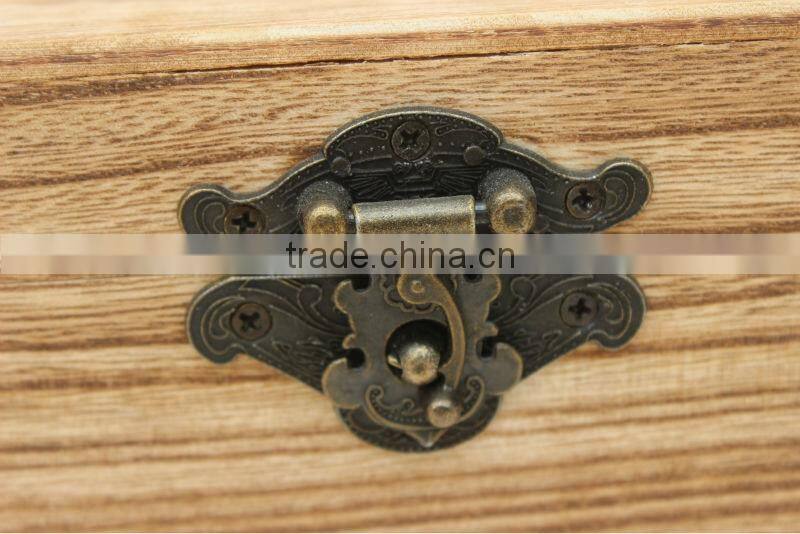 2015 Refinement Wooden tea box with glass lid
