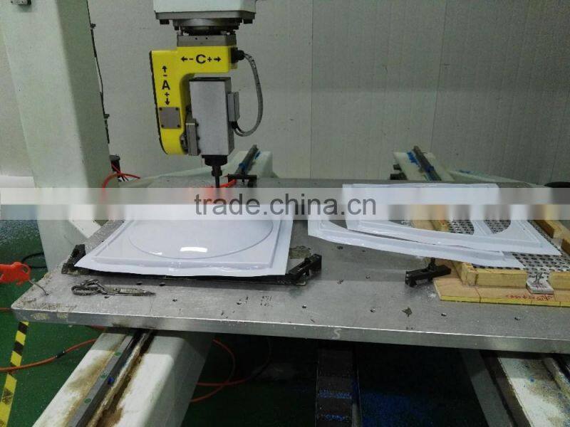 custom bliter plasitc white PMMA lampshade for LED light