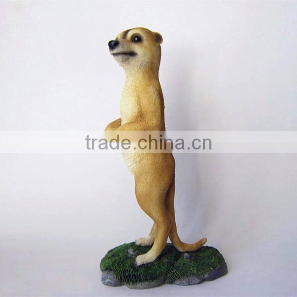 Custom resin naughty mongoose statue wholesale