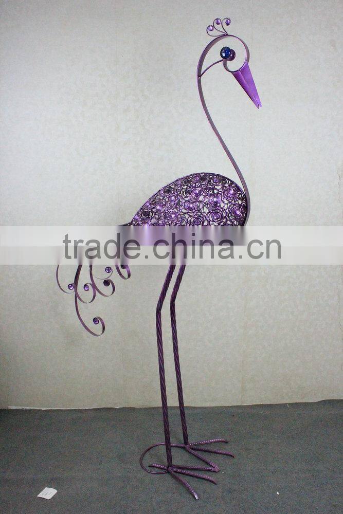 Metal peacock garden decoration