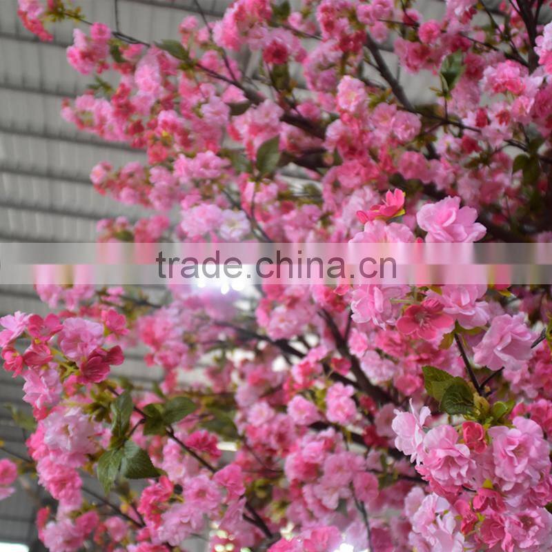 Artificial Pink Silk Indoor Natural Cherry Blossom Tree