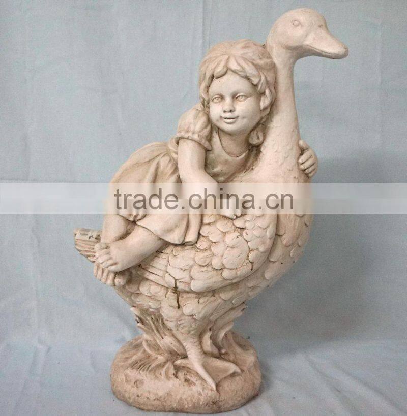 Fiberglass garden colorful statue garden decor