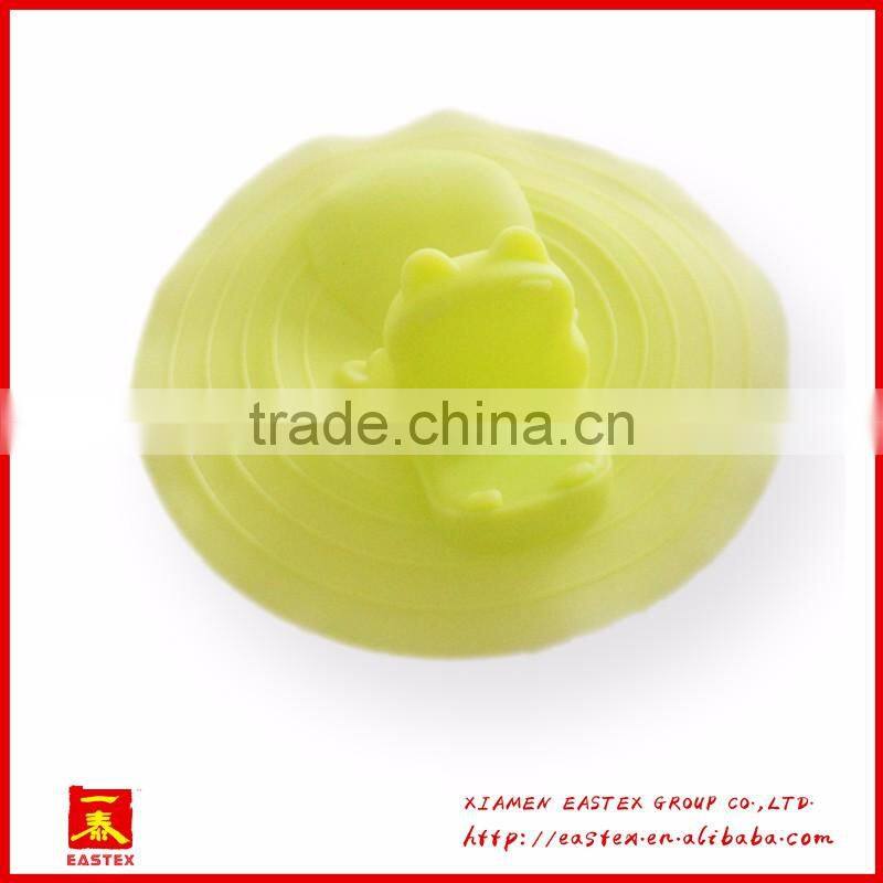 Cute hippo design silica gel deodorant cover for floor drain