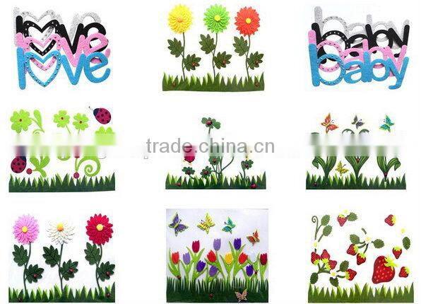 2017 wholesale pure wool Felt mutiple wallet/name card holder made in China