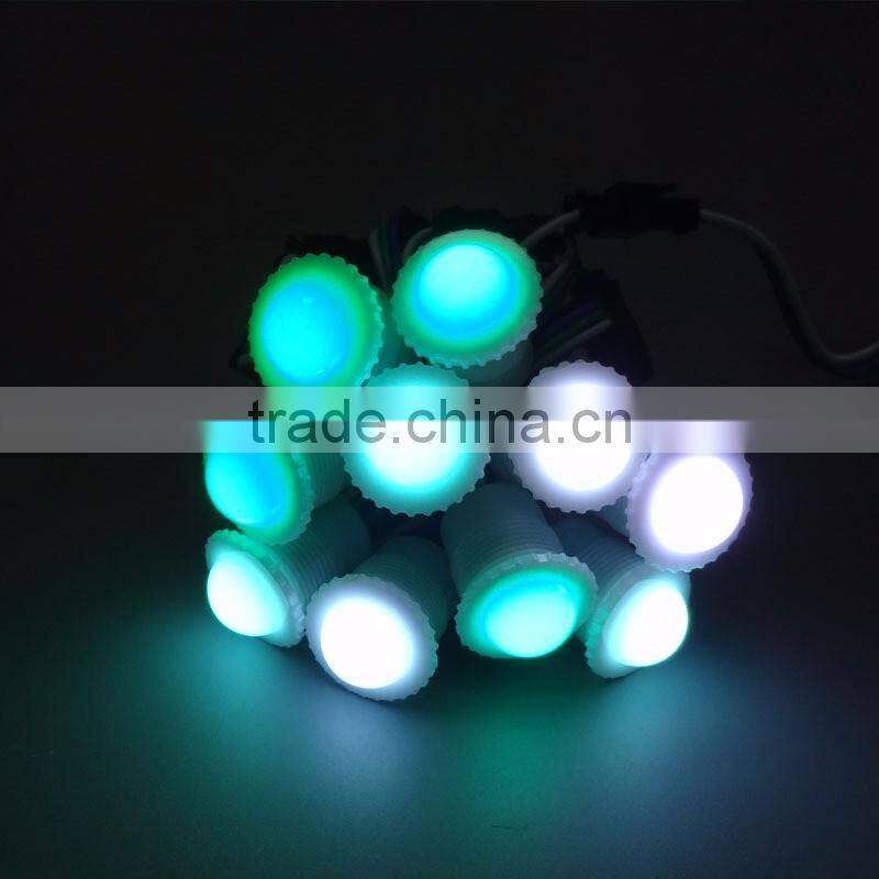 DC 12V led point light sources full color with 20mm diameter Full color 5050 RGB point light source