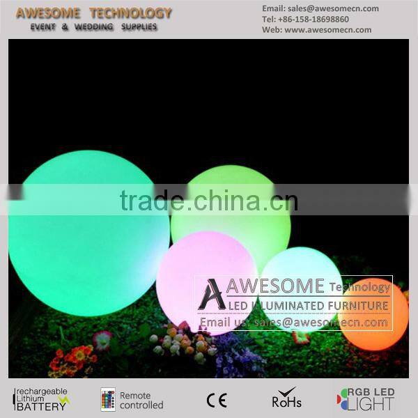 floating Waterproof pool ball / led light up decor balls lighting