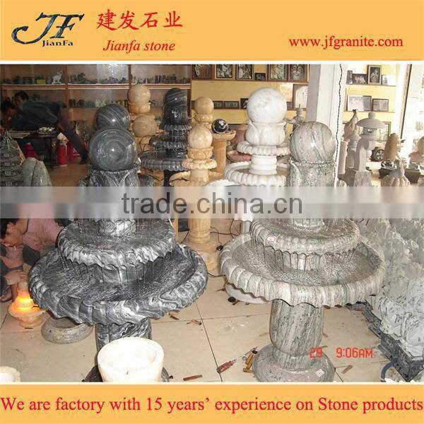 Stone ball fountain for meeting room