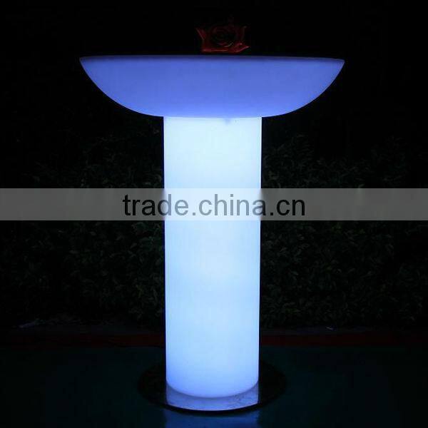 fashionable led bar furniture, led coffee table, club wine table