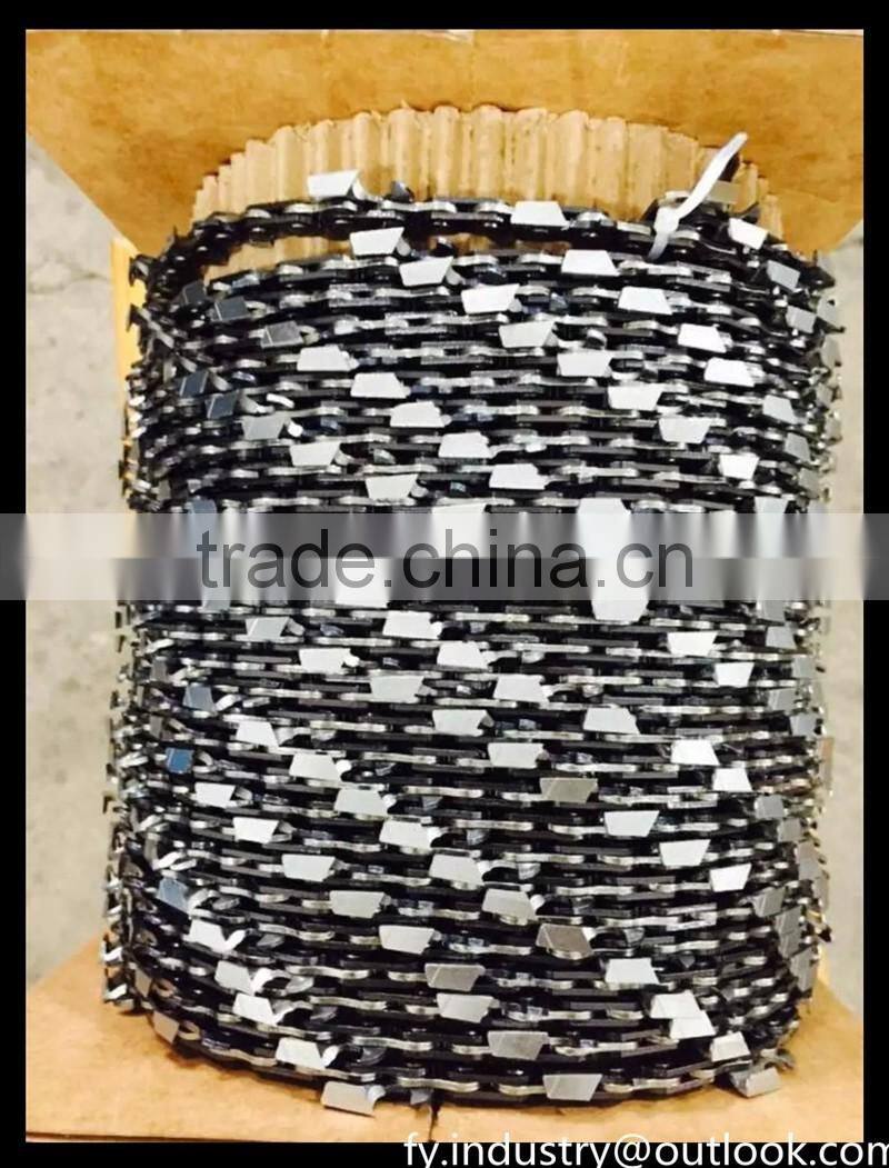 FY138 tungsten Quality Carbide Chainsaw Parts Chain 3/8" .058" Chain Saw Spare Parts For Chainsaws