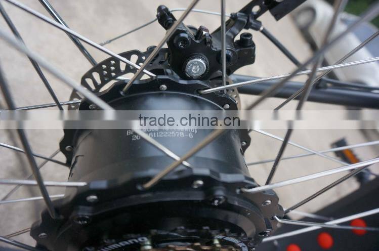 26 inch 48V 500w sand snow beach cruiser fat tire electric bike