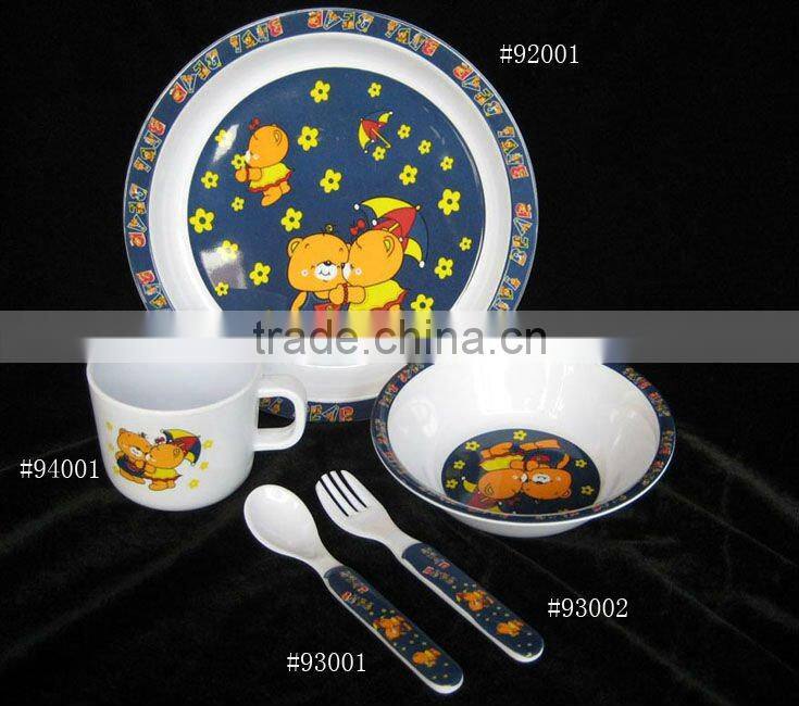 melamine 5pcs kid set