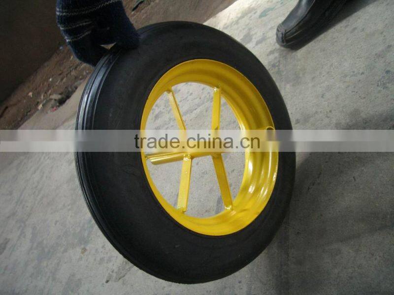 14" SOLID WHEEL WITH 16MM METAL EXTENDED HUB