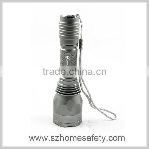 UniqueFire CREE Q5 Tail-cap Switch LED Flashlights with Beautiful Lanyard(1*18650)