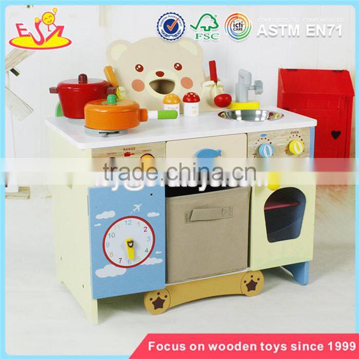 wholesale baby wooden kitchen sets toy, top fashion kids wooden kitchen sets toy, interesting children toy kitchen W10C146