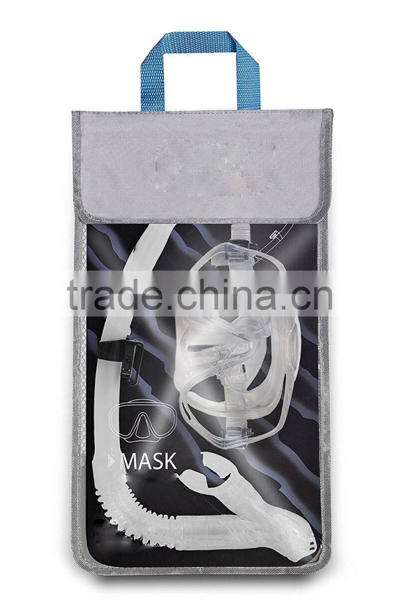 Colorful Professional Silicone Black Adult Diving Sets(ST-1000)