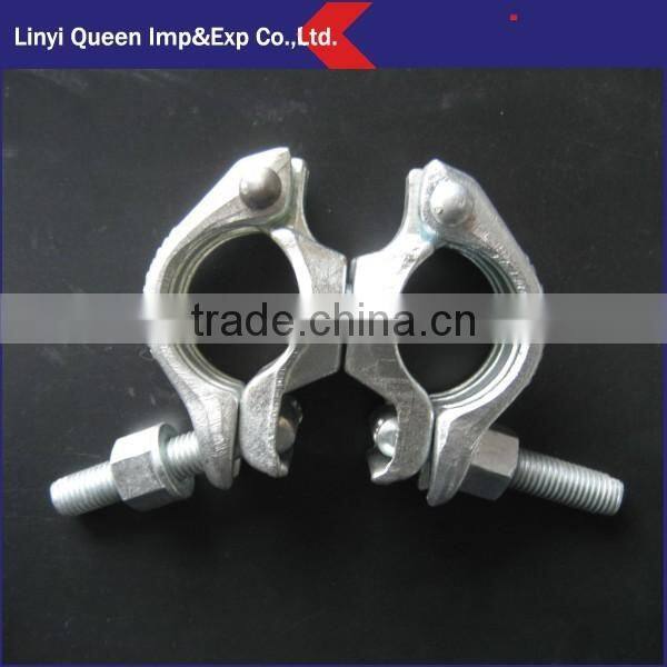 48.3x48.3mm Galvanized Drop forged German type swivel coupler