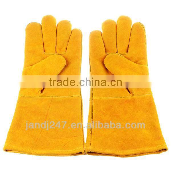 Cow Split Full Lining Leather Welding Gloves In Guangzhou