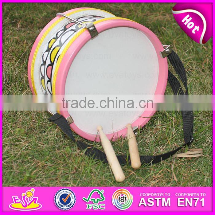 2017 new products educational toys wooden toddler drum set W07J039