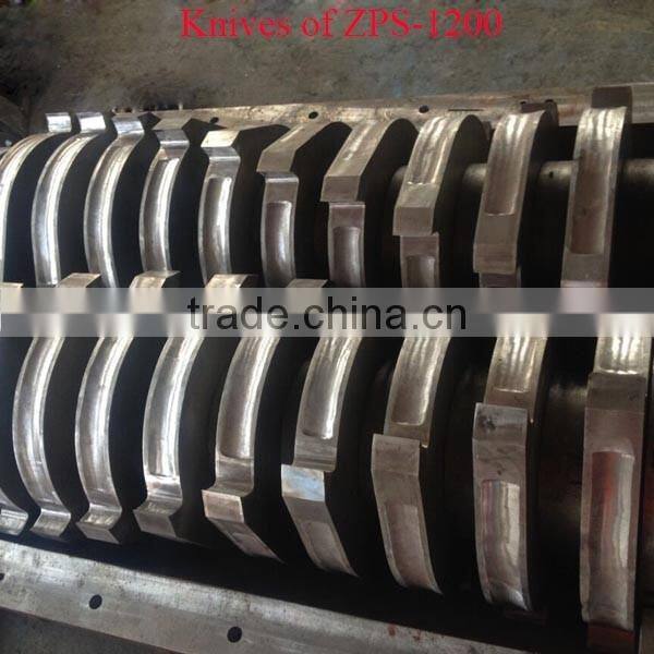 New waste tyre crusher machine with CE certificate
