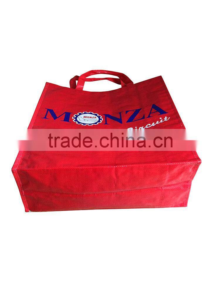 Promotional Reusable Laminated PP Woven Shoper Bag