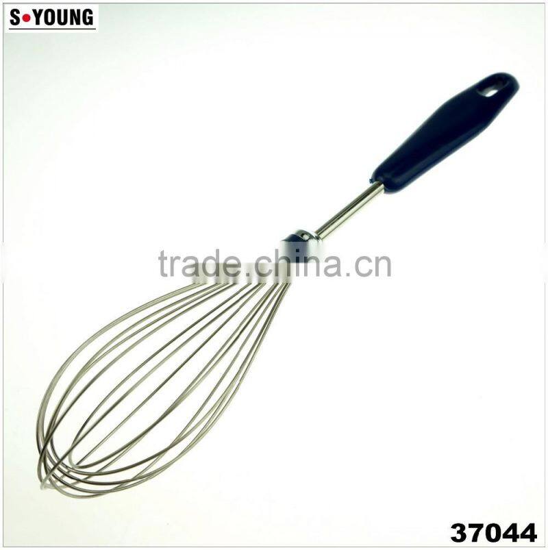 37044 stainless stee Egg Beater Blender with pp handle