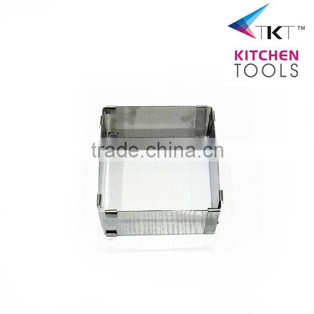Stretch rectangular stainless steel cake mold cake frame