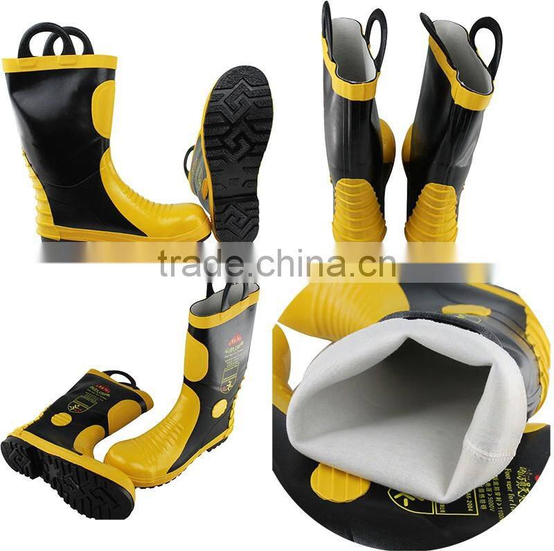 New Model Security Firefighter Safety Steel Toe Men Boots Shoes KMB02X