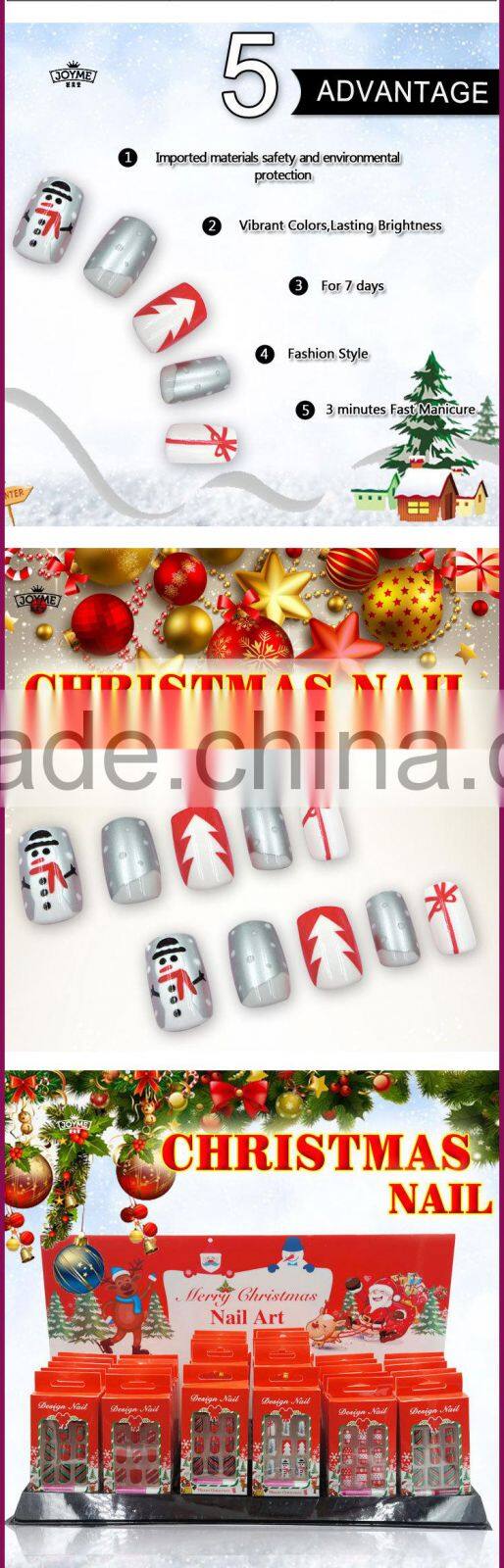 NEWAIR full cover nail tips artificial new design christmas fake nails