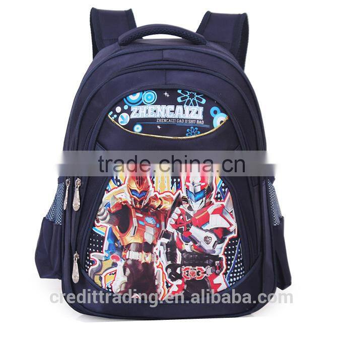 cute purple cartoon school bag for school girl