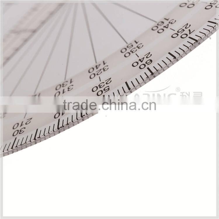 Kearing brand manufacture high quality transplant flexible fixed plotter, plastic aviation ruler for pilot training # CP-1