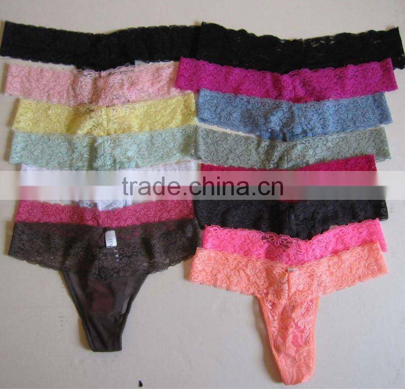 Cheap Cotton Ladies underwear brief stock 121010a