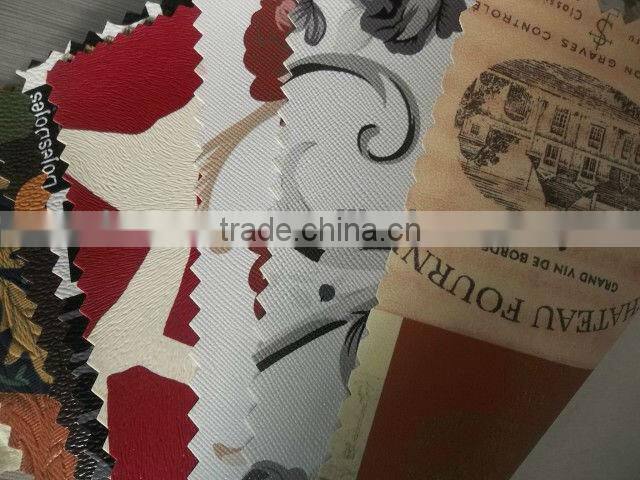 Diferent style PVC leather Product for bags in china