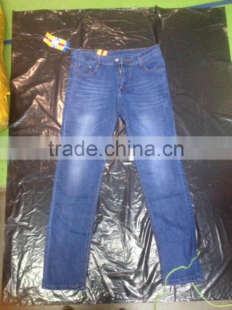 GZY factory overruns demin stock new brand fashion 2017 men fashion jeans