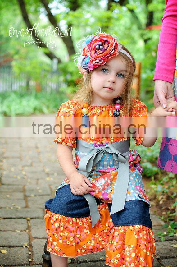 children clothing wholesale boutique hot sale new fashion OEM girl autumn dress