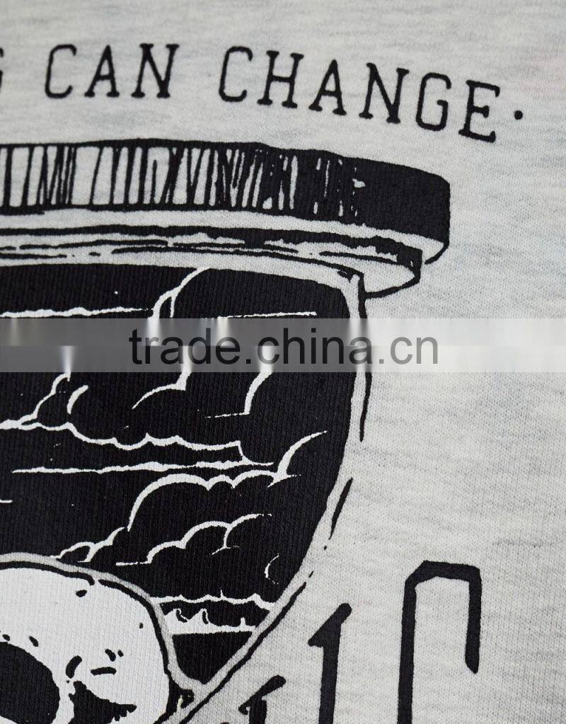 2017 Wholesale mens plain Crewneck Sweatshirt 100% Cotton Custom 3d Printing Sweatshirt