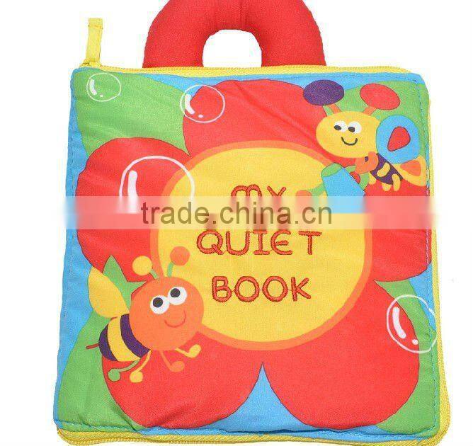 handmade fabric baby cloth book