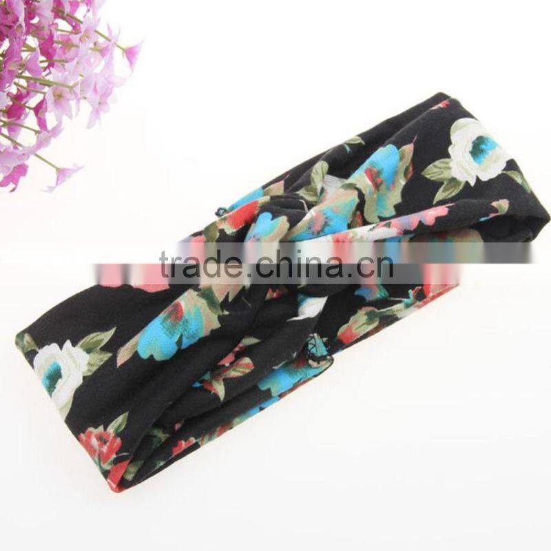 Fashion Women's Printed Headbands,Cotton Headbands